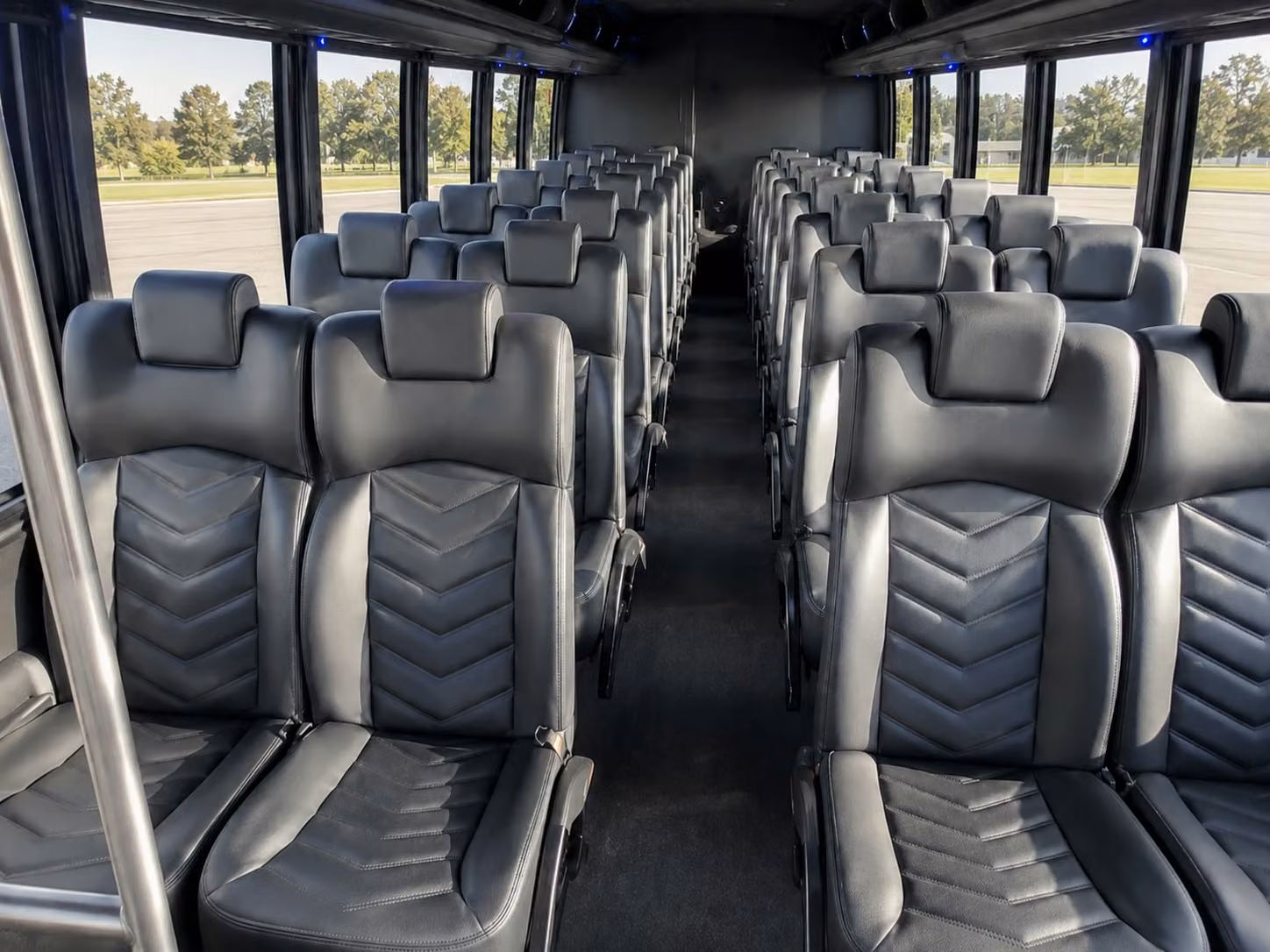15 passenger minibus inside