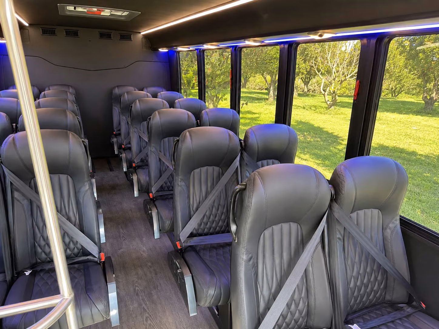20 passenger minibus inside