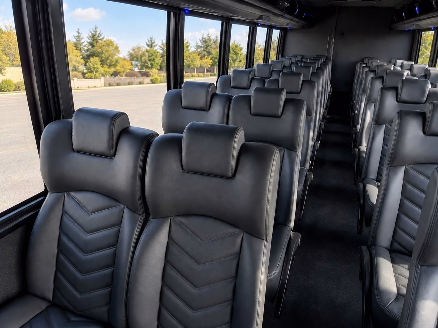 20 passenger minibus interior