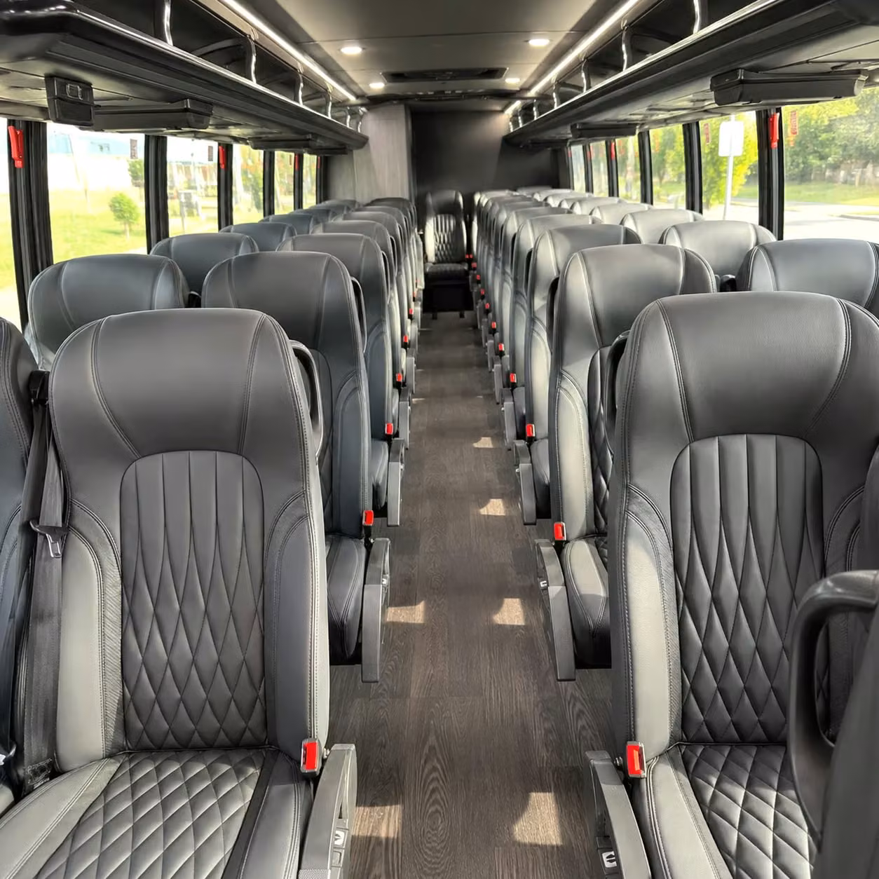 25 passenger minibus interior