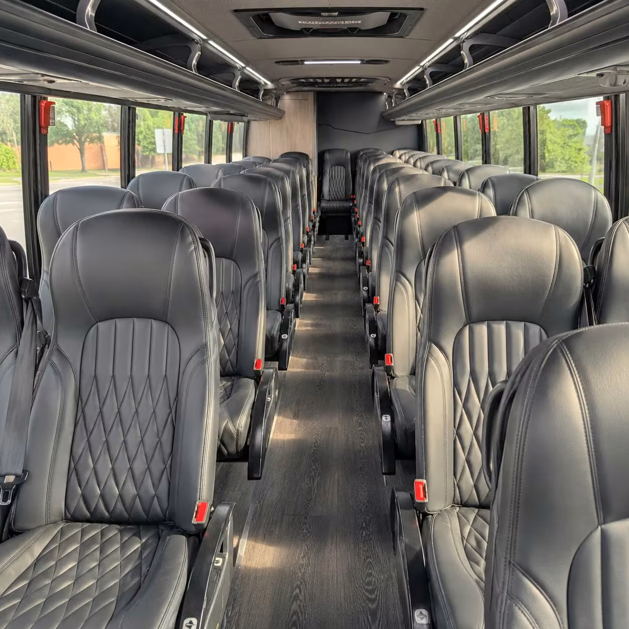 35 passenger minibus inside