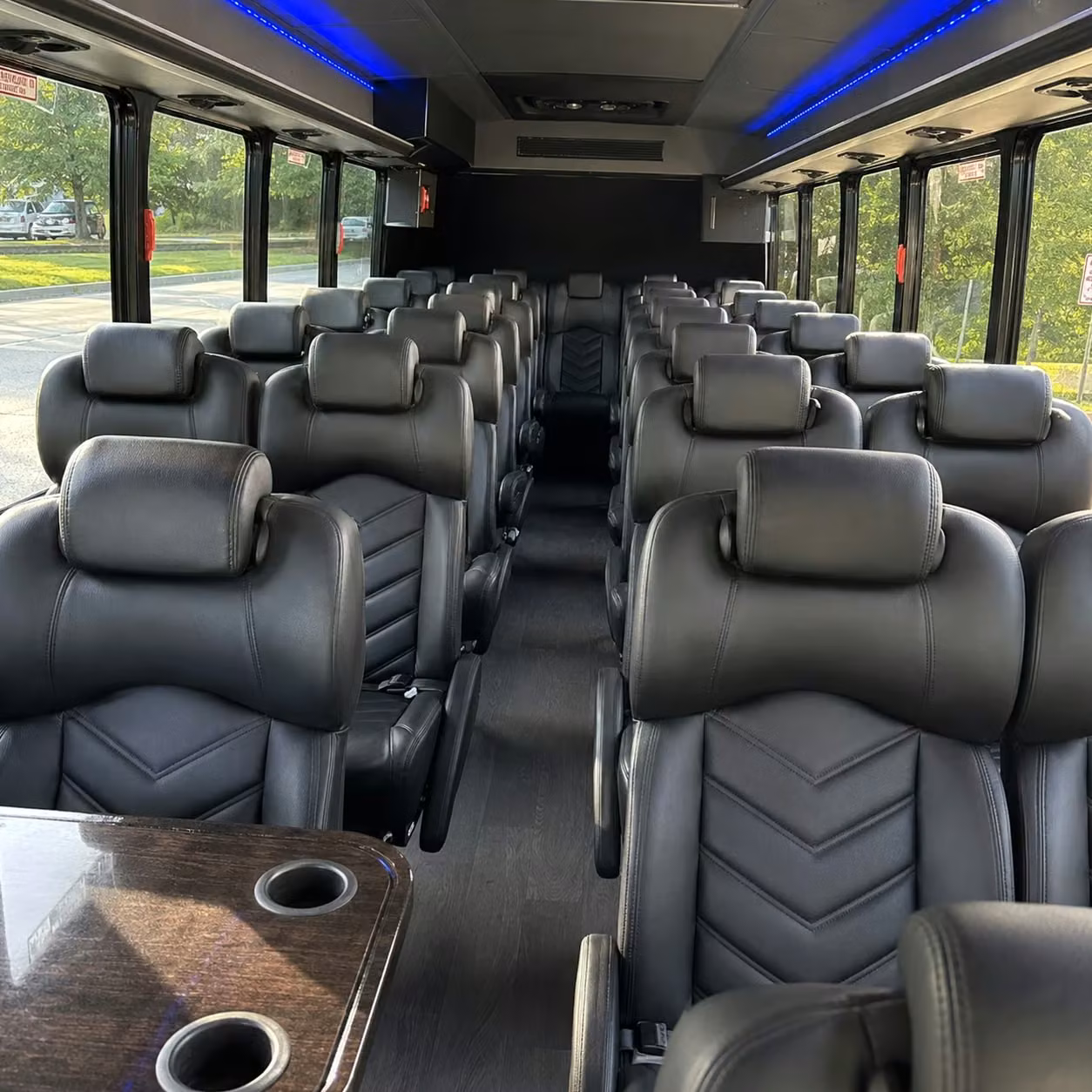 35 passenger minibus interior