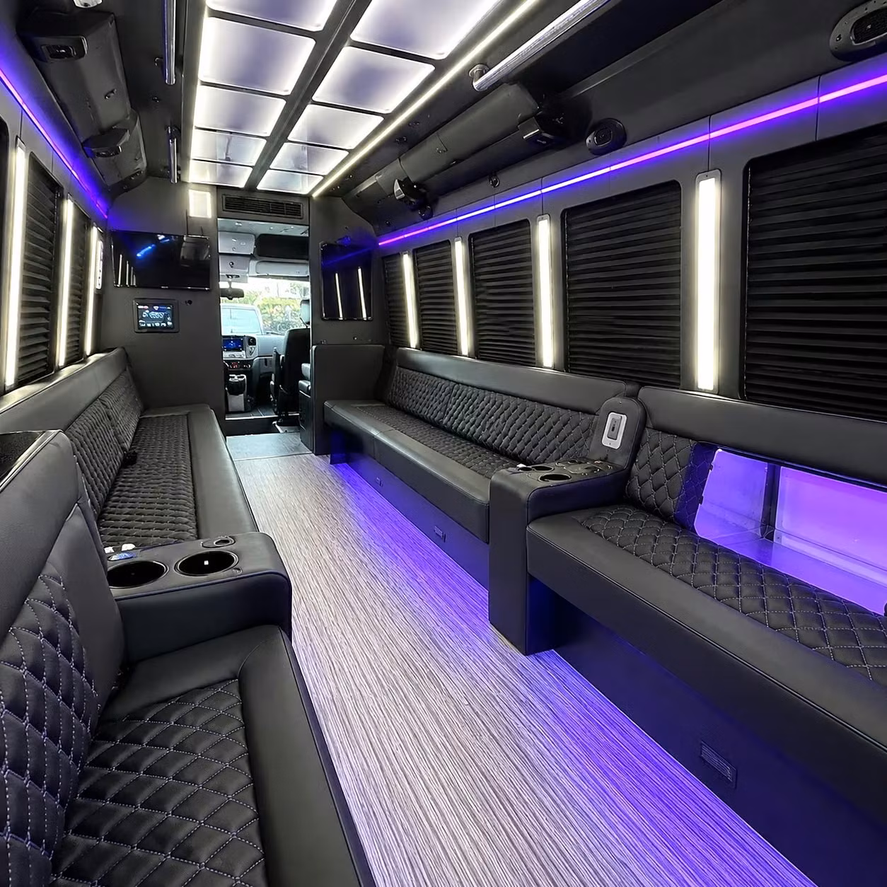 party bus interior