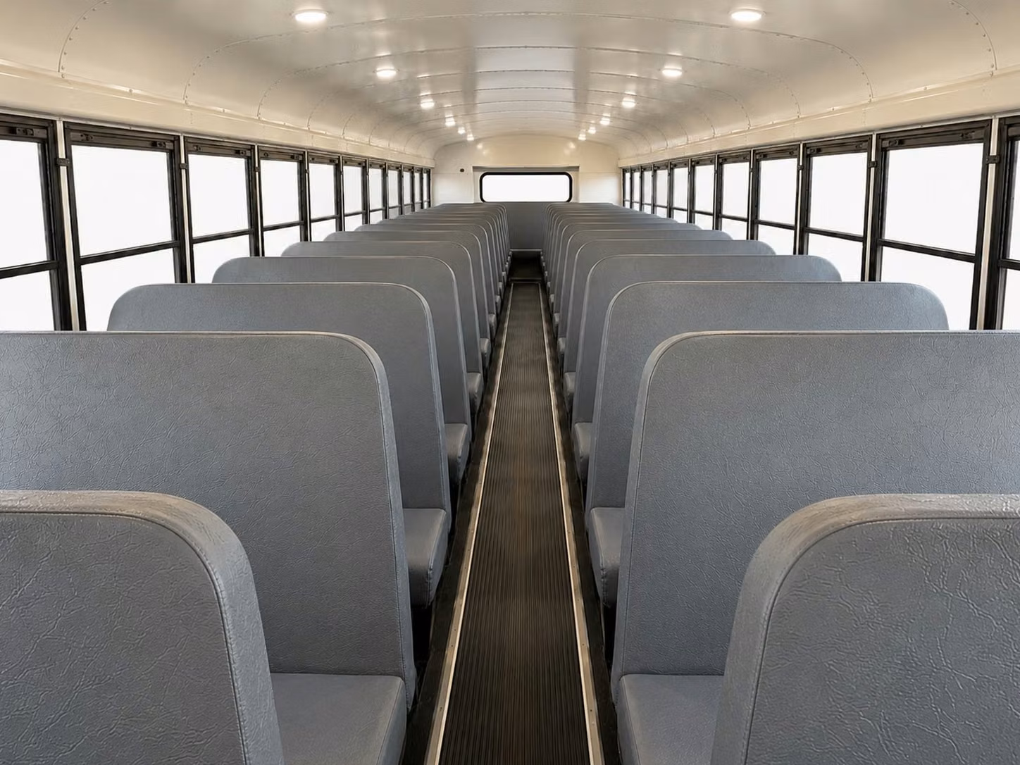 school bus interior