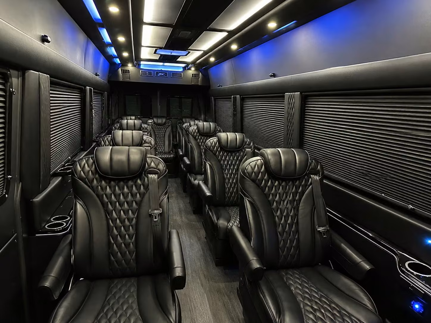 sprinter van with driver inside
